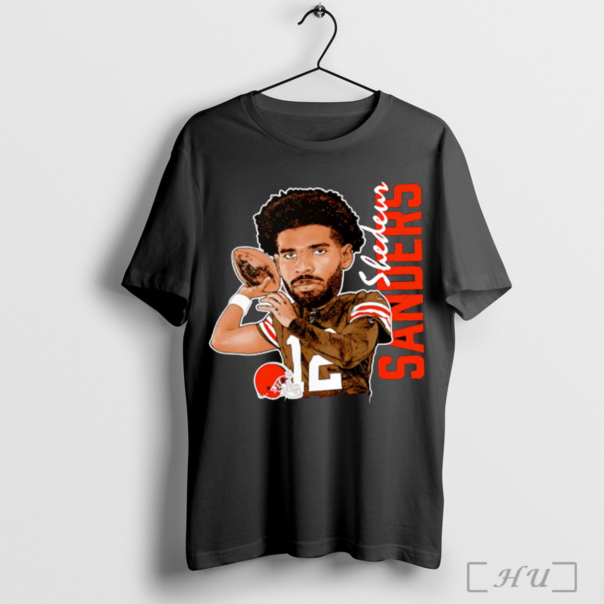 Shedeur Sanders Cleveland Browns Caricature Graphic T Shirt Sweatshirt