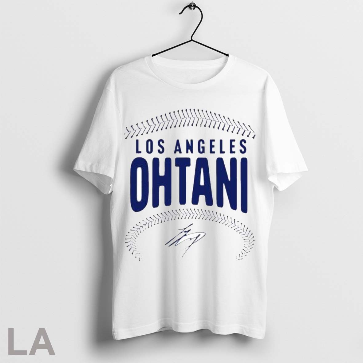 Shohei Ohtani Los Angeles Name And Number Signature Design Shirt