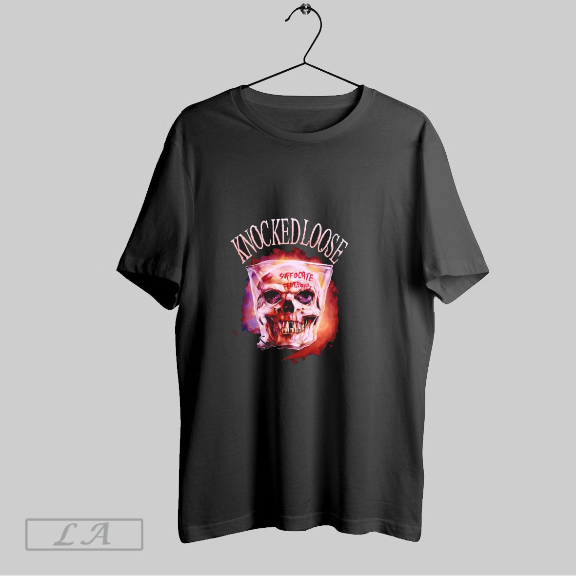 Skull In Plastic Bag Horror Graphic Music Lover Shirt