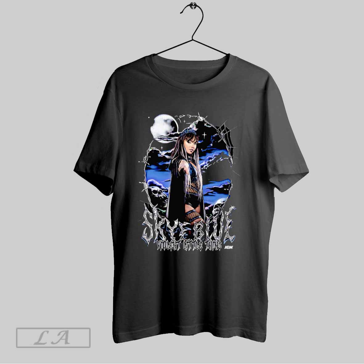 Skye Blue Violent Little Thing Metal Graphic Shirt T Shirt