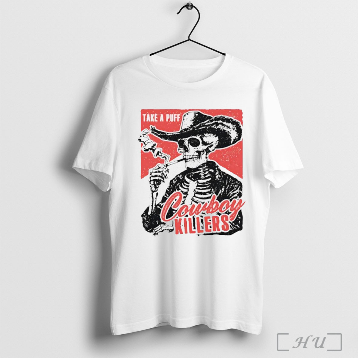 Smoking Skeleton Cowboy Killers T Shirt Sweatshirt