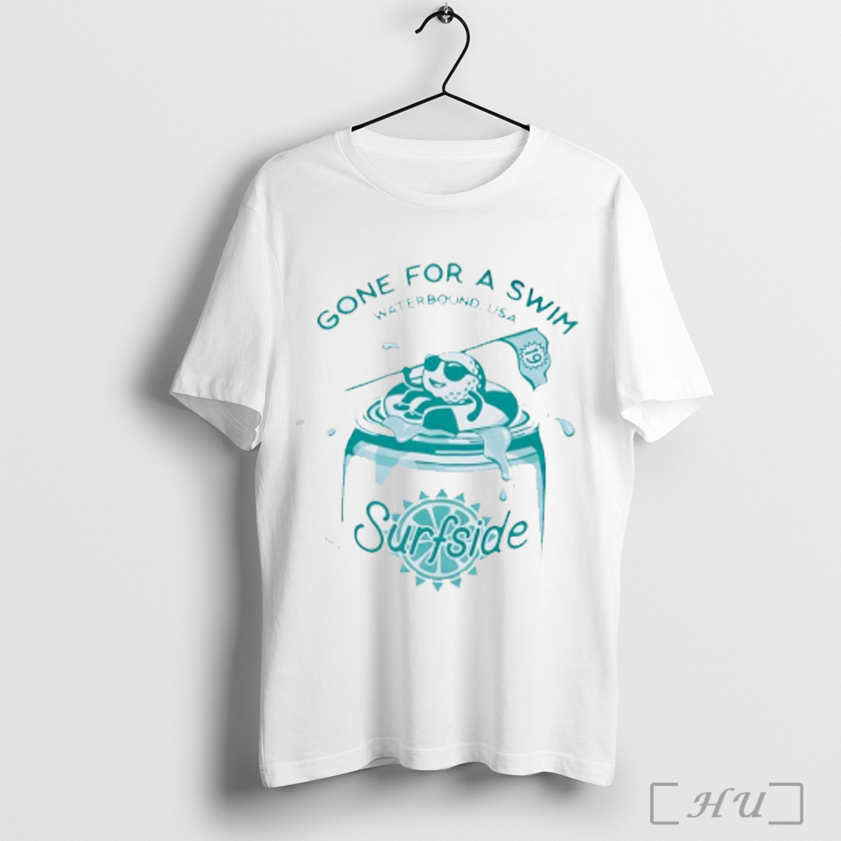 Surfside Gone For A Swim Waterbound Usa T Shirt Sweatshirt