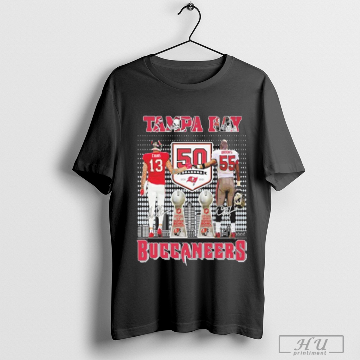 Tampa Bay Buccaneers Mike Evans And Derrick Brooks 50 Seasons T Shirt Sweatshirt