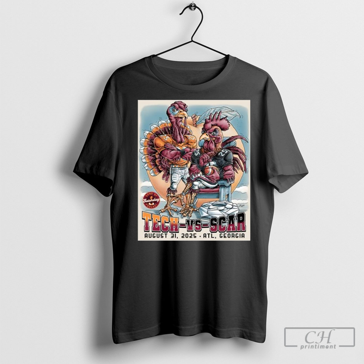 Tech Vs Scar August 31 2025 Atl Ga T Shirt