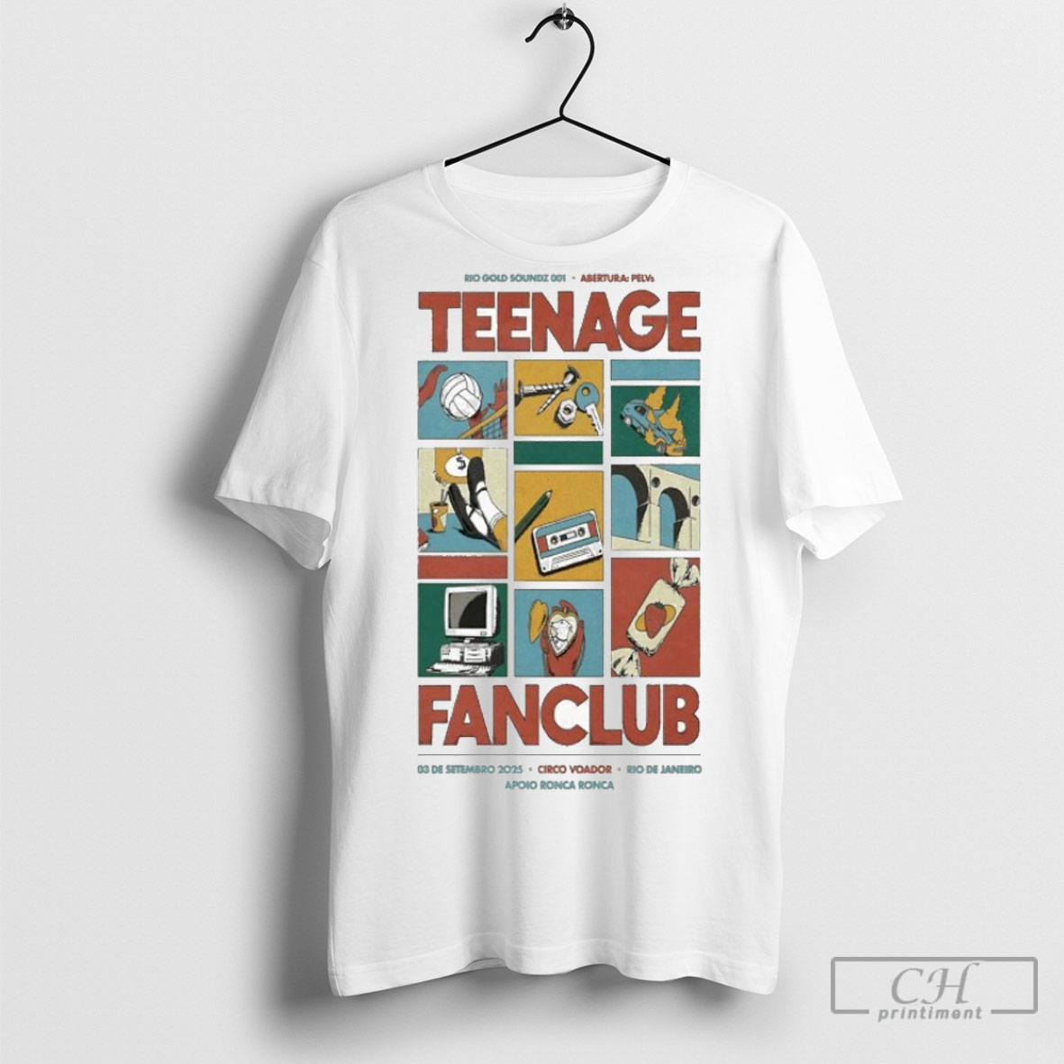 Teenage 9 3 2025 Circo Voador Rio De Janeiro Brazil Tee Shirt Sweatshirt