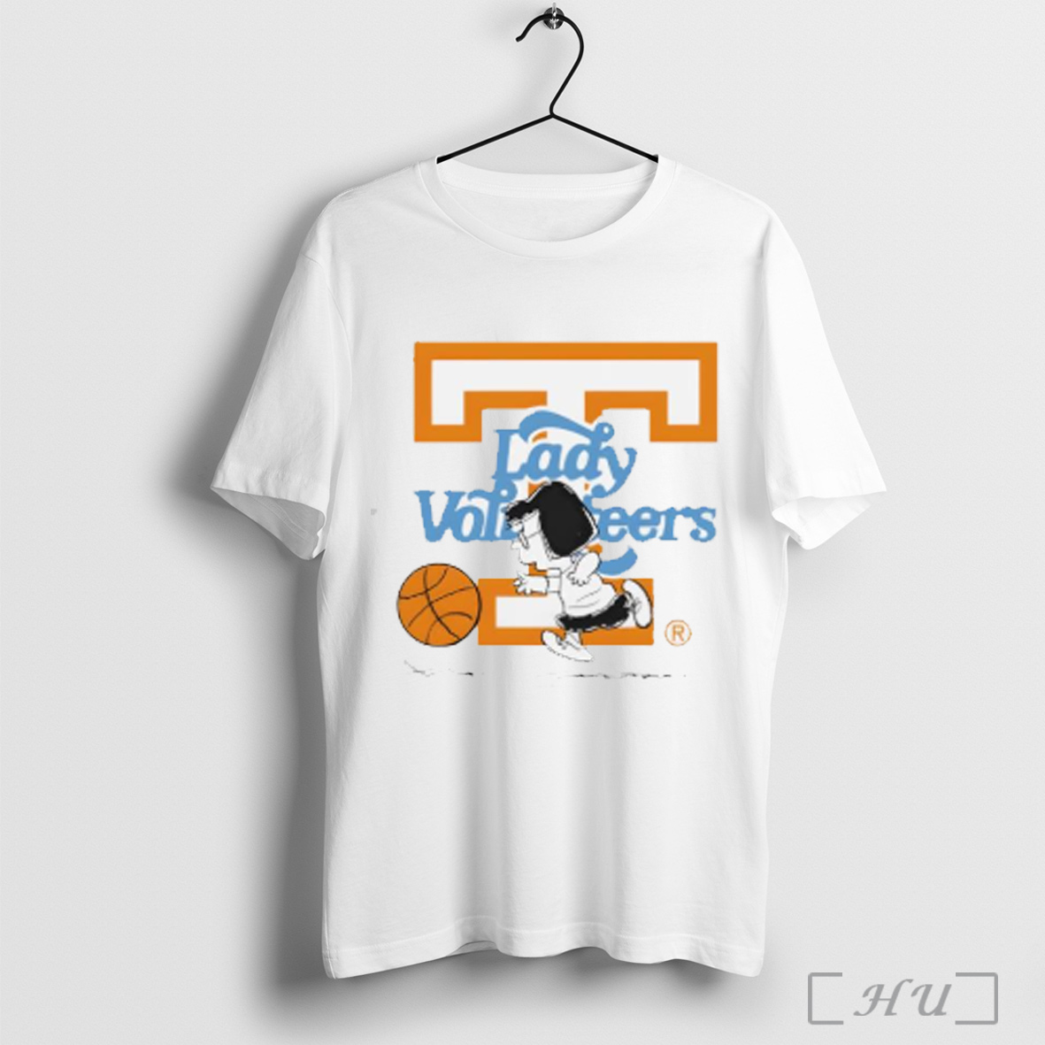 Tennessee Lady Volunteers Marcie By Peanuts Playing Basketball T Shirt Sweatshirt