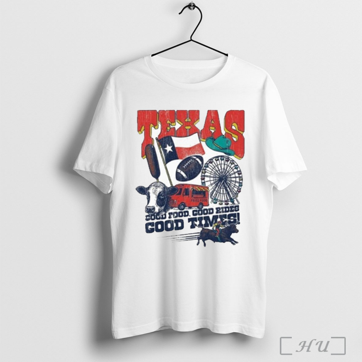 Texas Longhorns Good Food Good Rides Good Times T Shirt Sweatshirt