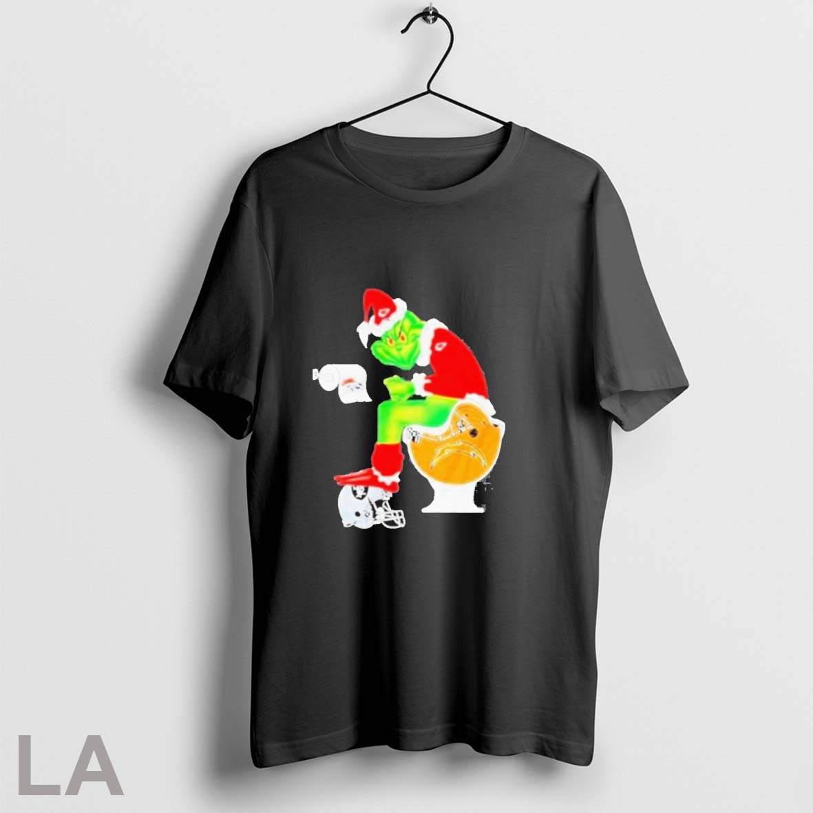 The Grinch Kansas City Chiefs On Toilet Denver Broncos Other Teams Oakland Raiders Christmas 2025 Shirt