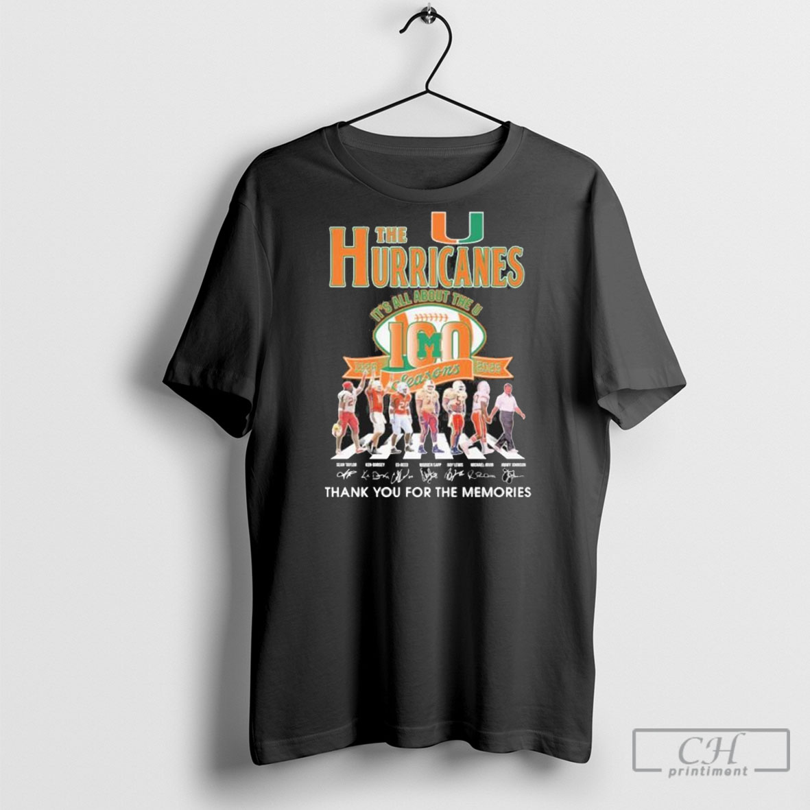 The Miami Hurricanes Abbey Road 125 Seasons Its All About The U Shirts