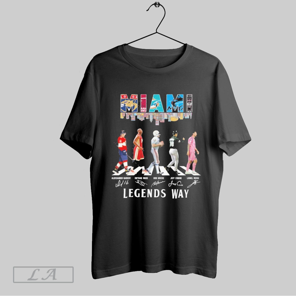 The Miami Legends Way Abbey Road Sports Teams Players Shirt