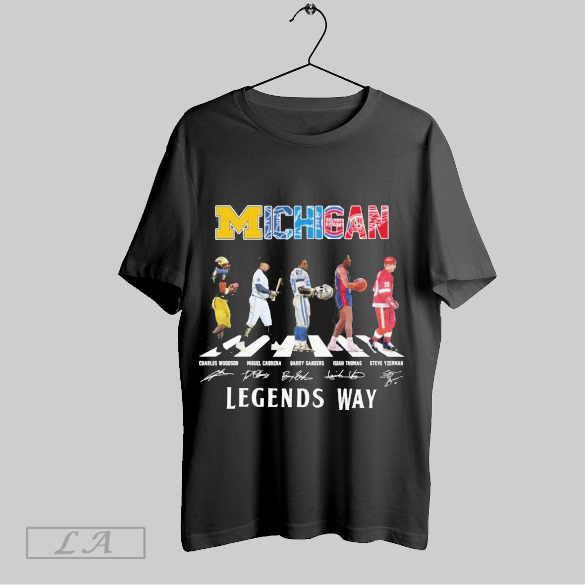 The Michigan Legends Way Abbey Road Sports Teams Players Shirt