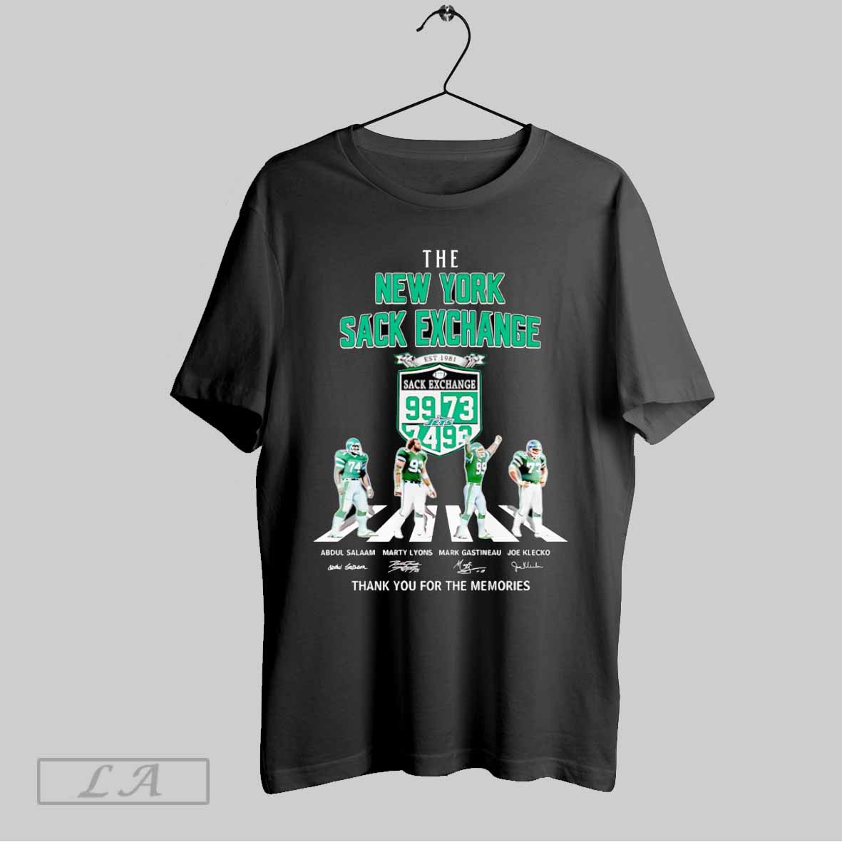 The New York Sack Exchange Abbey Road Thank You For The Memories Shirt T Shirt