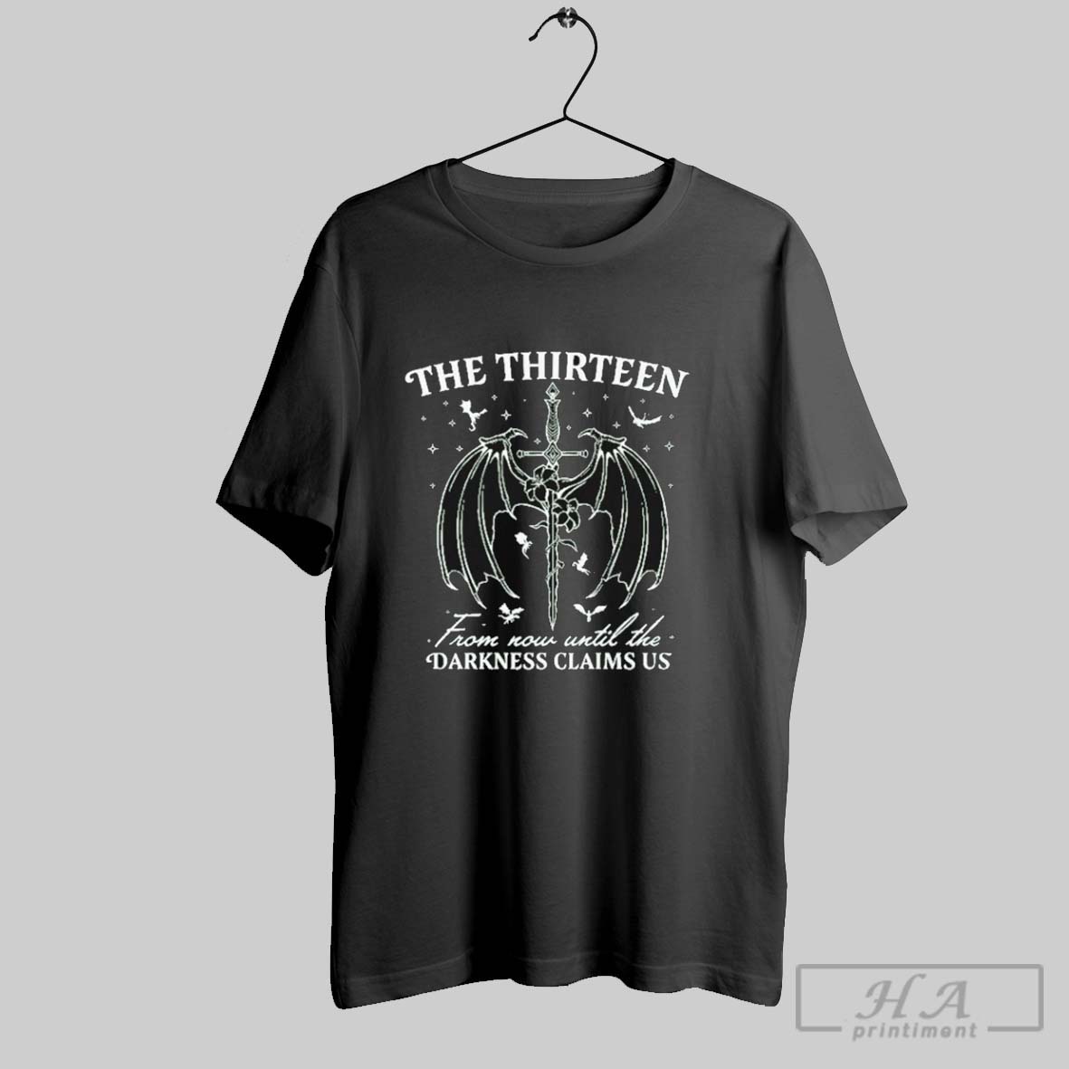 The Roaming Reader The Thirteen From Now Until The Darkness Claims Us Sword T Shirts