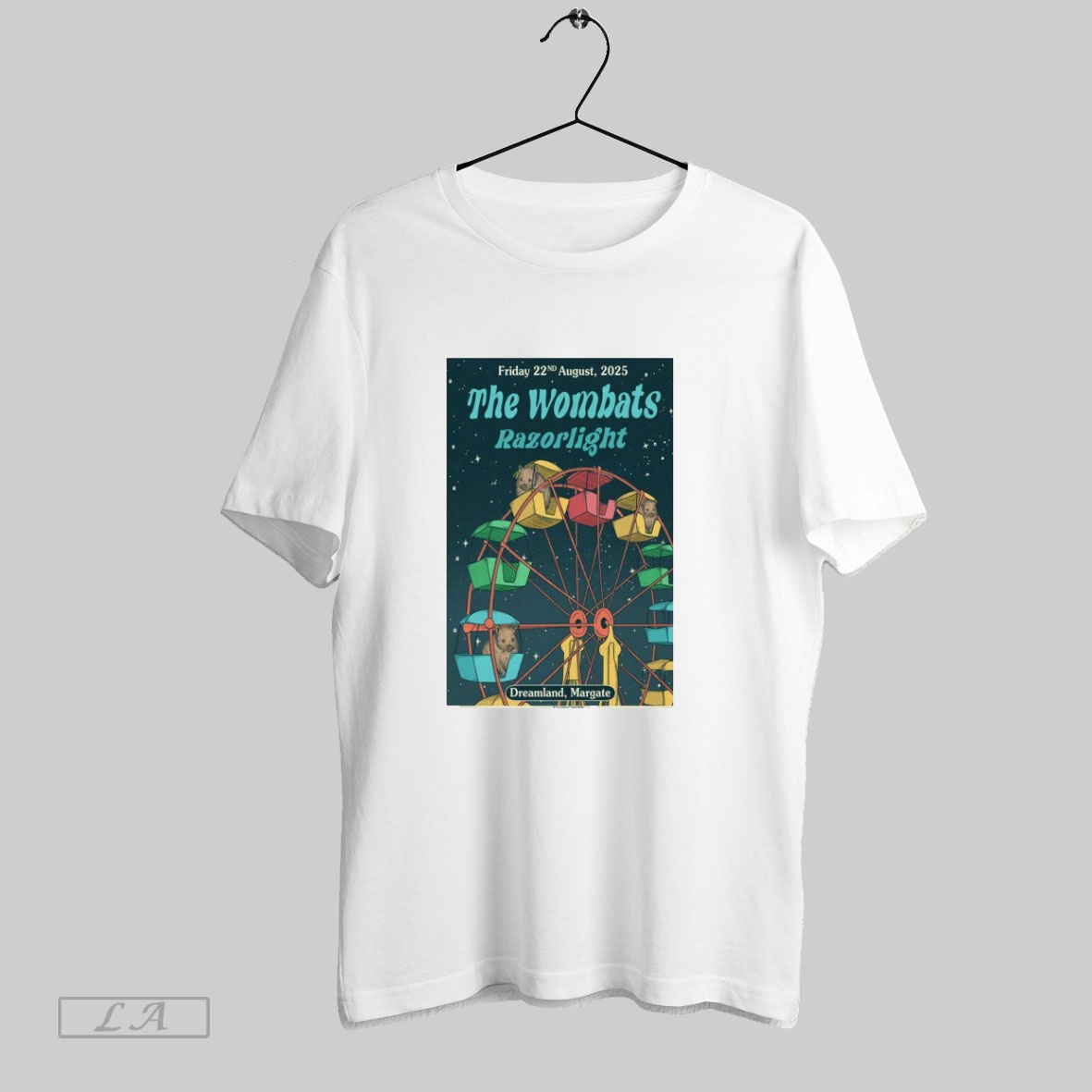 The Wombats August 22 2025 Dreamland Margate Shirt