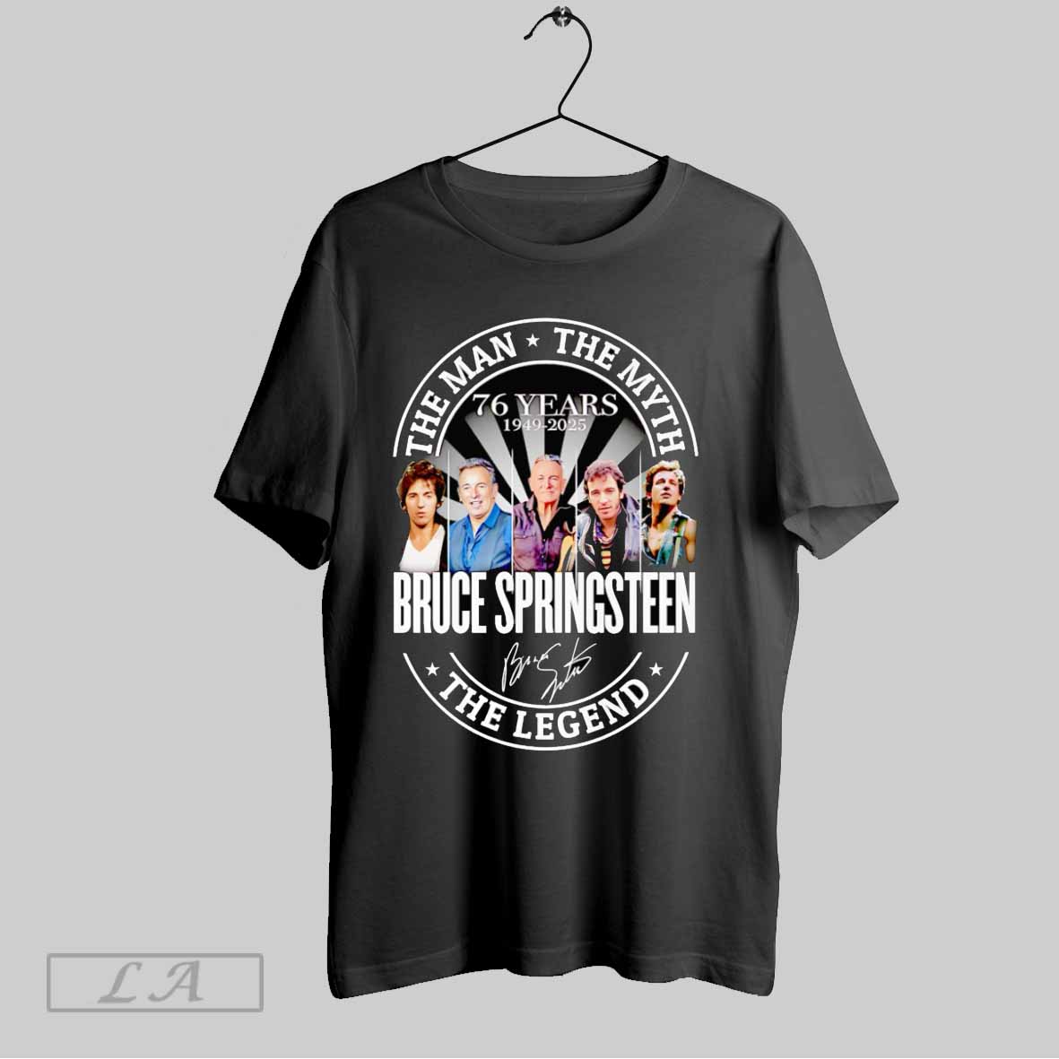 The Man The Myth The Legend Bruce Springsteen 76 Years 1949 2025 Shirt T Shirt