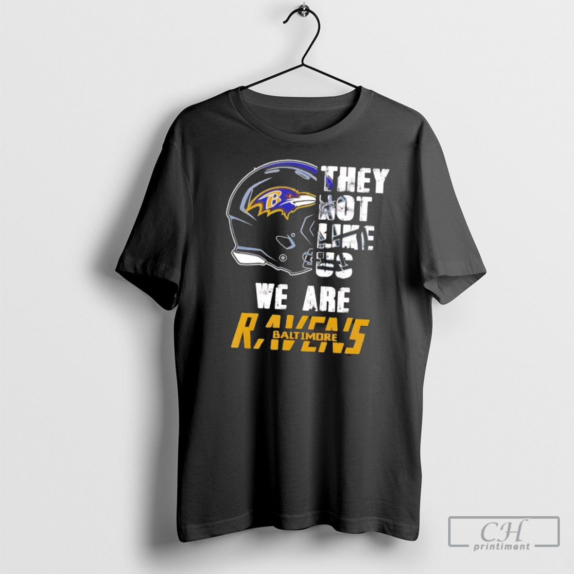 They Not Like Us We Are Baltimore Ravens Football Helmet Shirt
