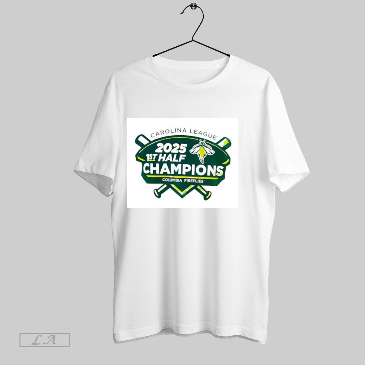 Top Carolina League 2025 Columbia Fireflies 1st Half Champions T Shirt Shirt