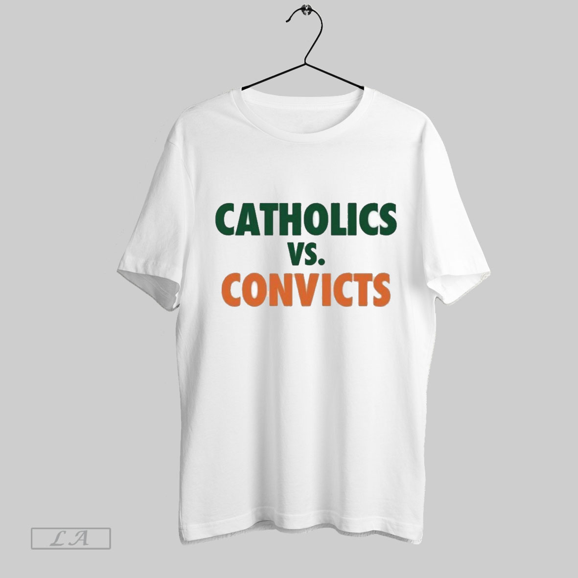 Top Catholics Vs Convicts Shirt