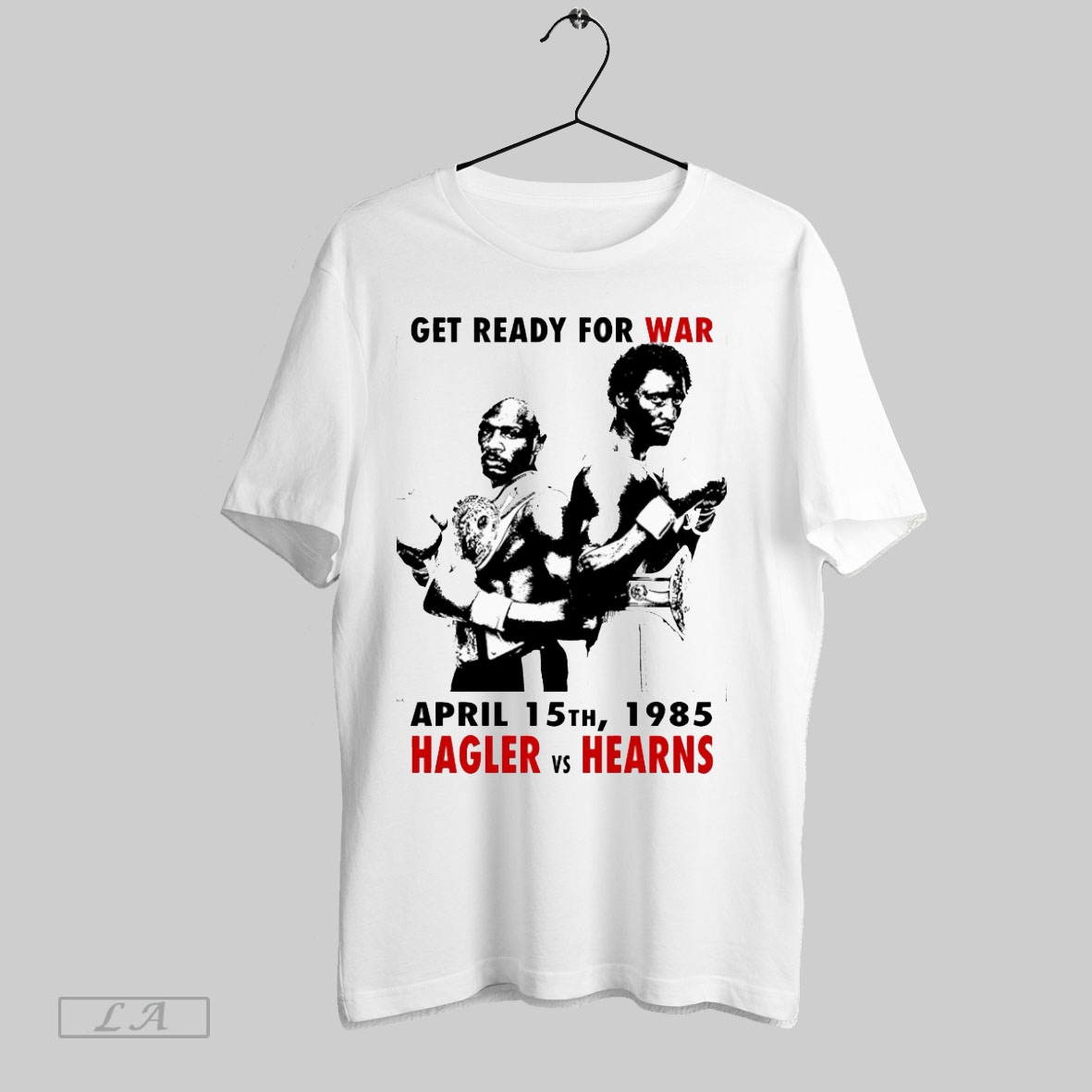Top Get Ready For War Hagler Vs Hearns 1985 Tshirt Shirt