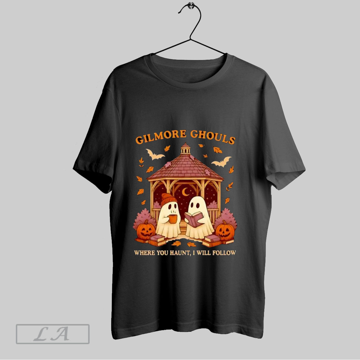 Top Gilmore Ghouls Where You Haunt I Will Follow Ghost Halloween T Shirt Shirt