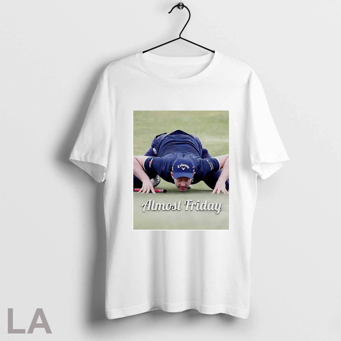 Top Golf Crouch Almost Friday Photo Shirt