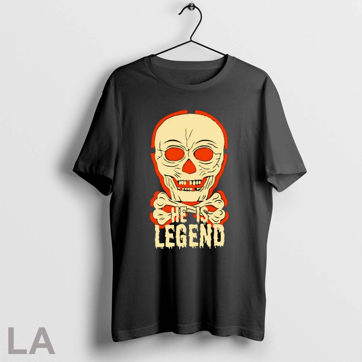 Top He Is Legend Skull And Bones Shirt