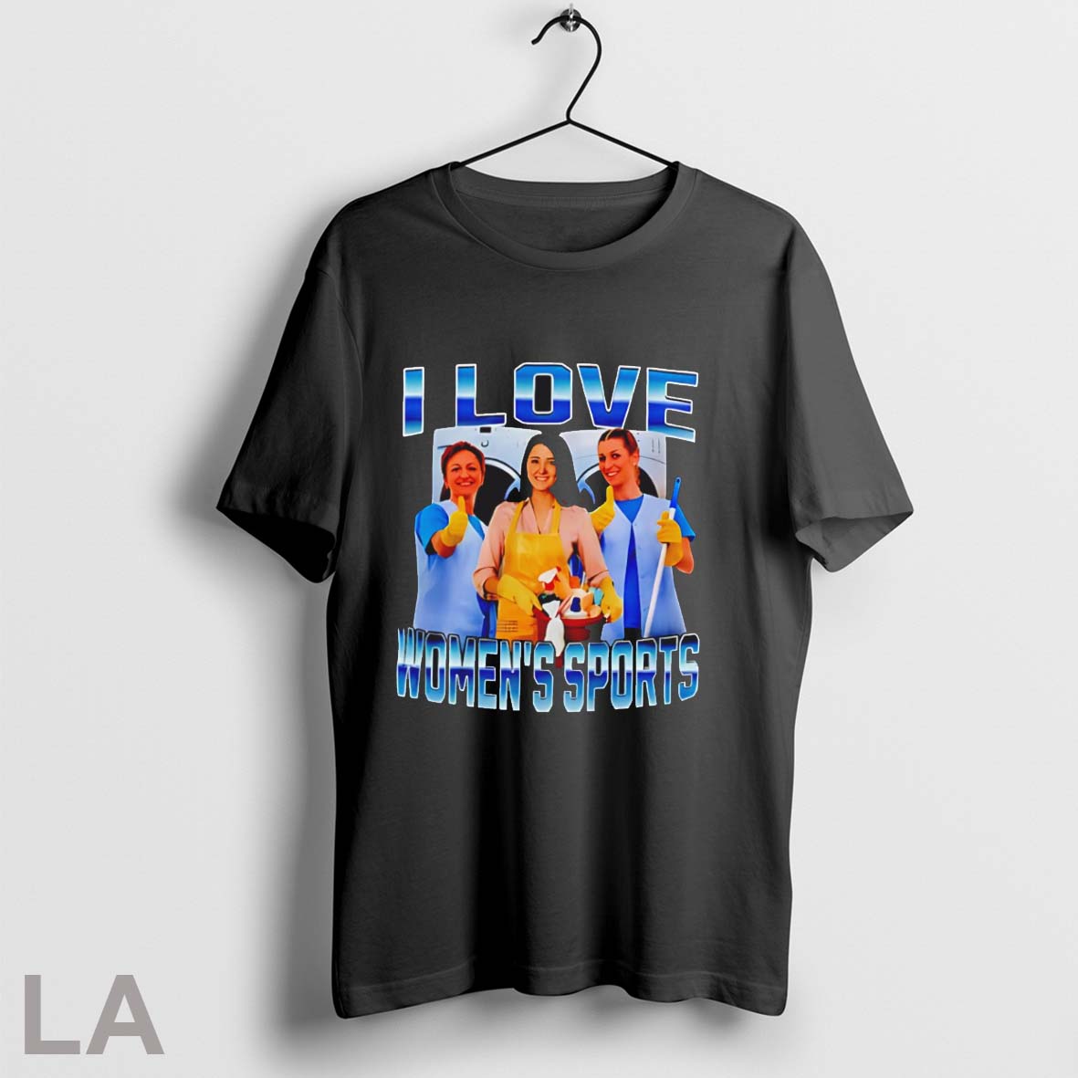 Top I Love Womens Sports Clean Up Shirt