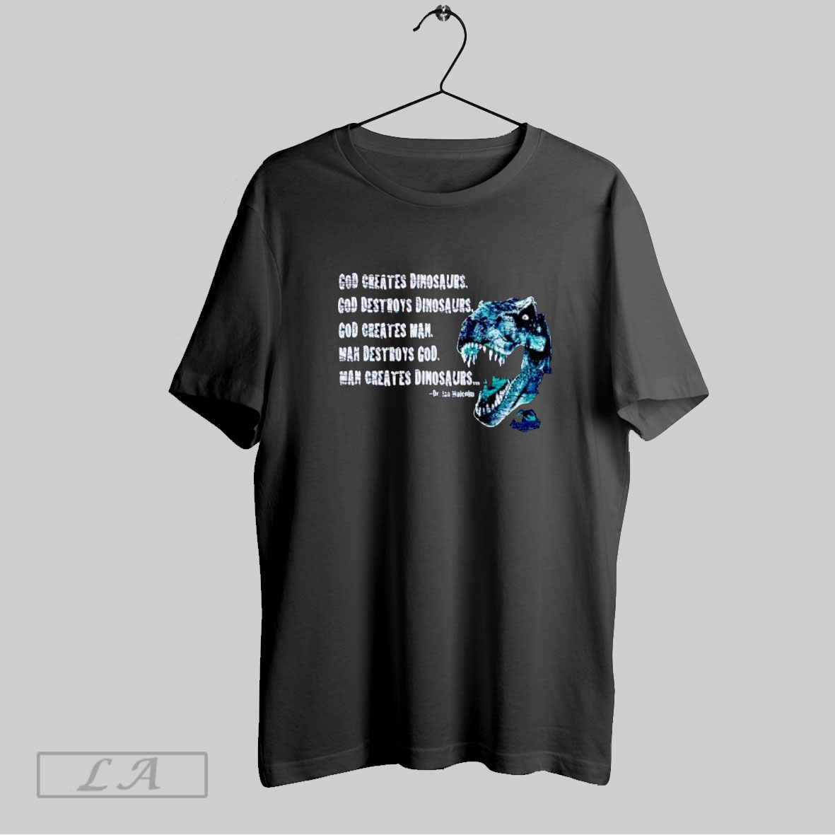 Top Jurassic Park God Creates Dinosaurs T Shirt Shirt