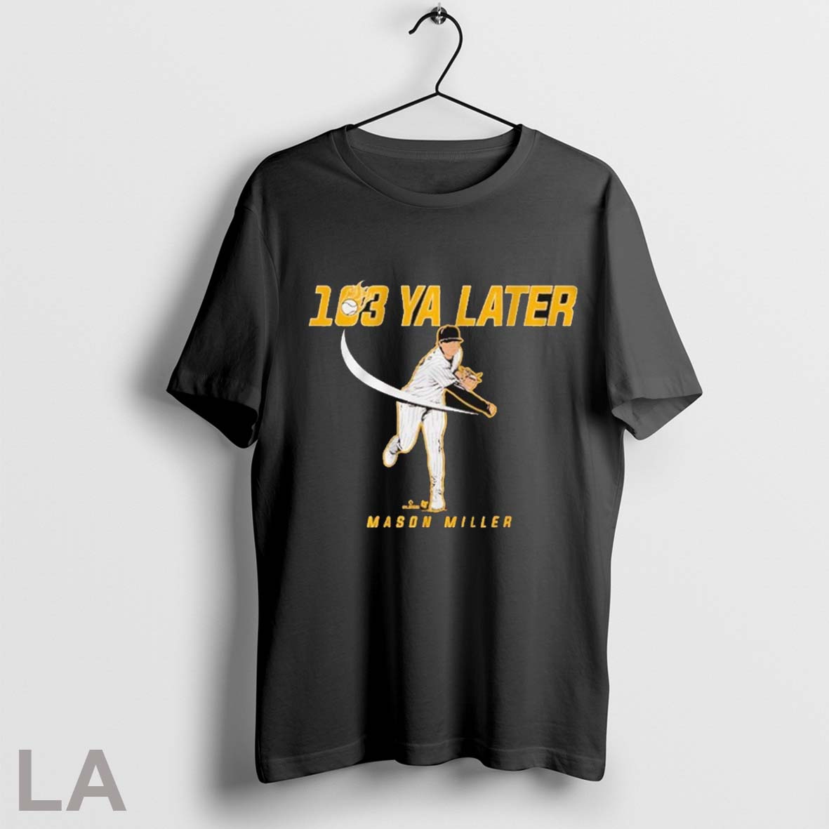 Top Mason Miller 103 Ya Later San Diego T Shirt