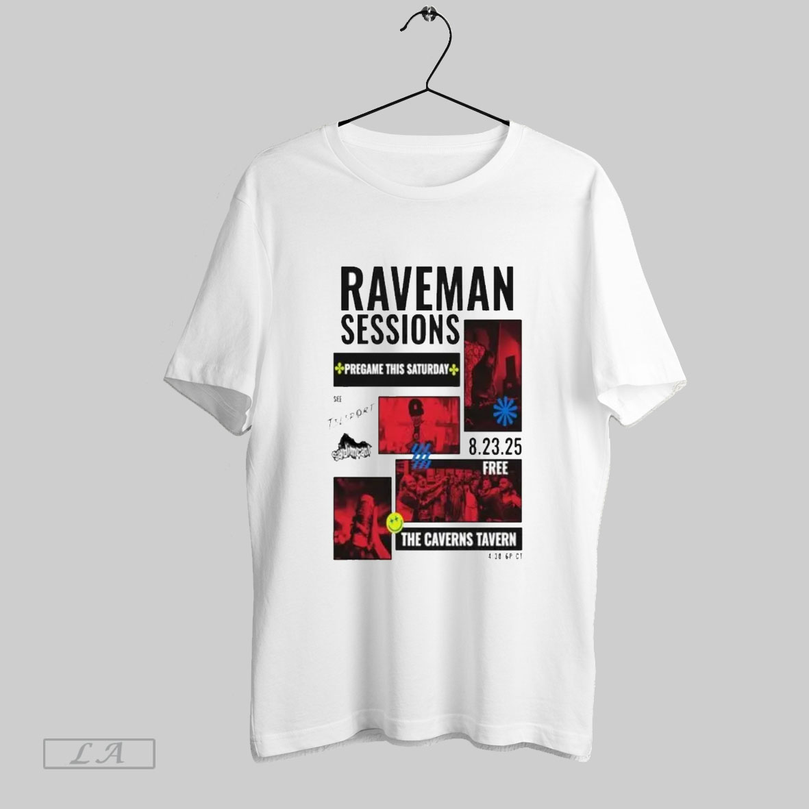 Top Raveman Sessions Aug 23 2025 The Caverns Tavern T Shirts