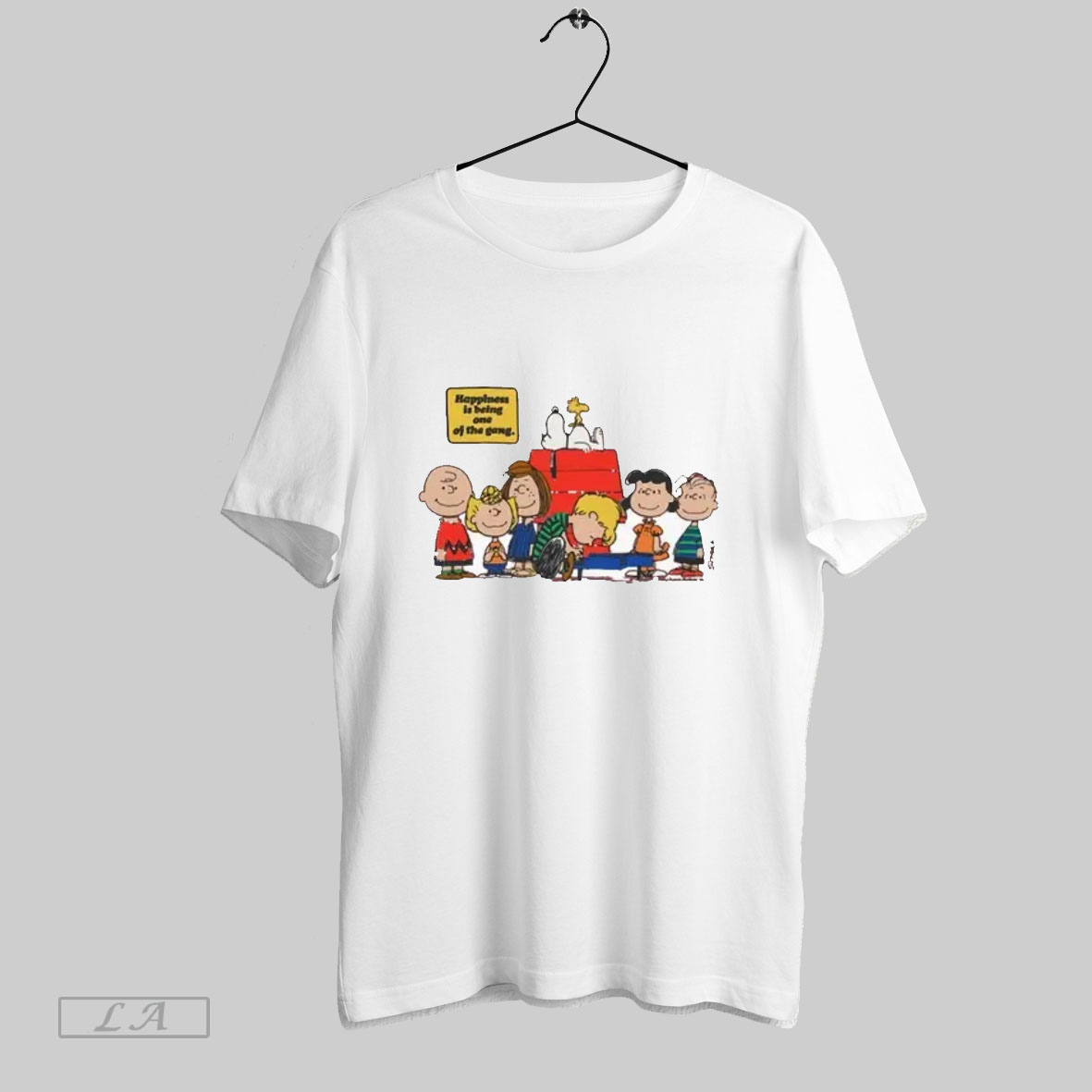 Top Snoopy And Woodstock The Peanuts Happiness Is Being Part Of The Gang T Shirts