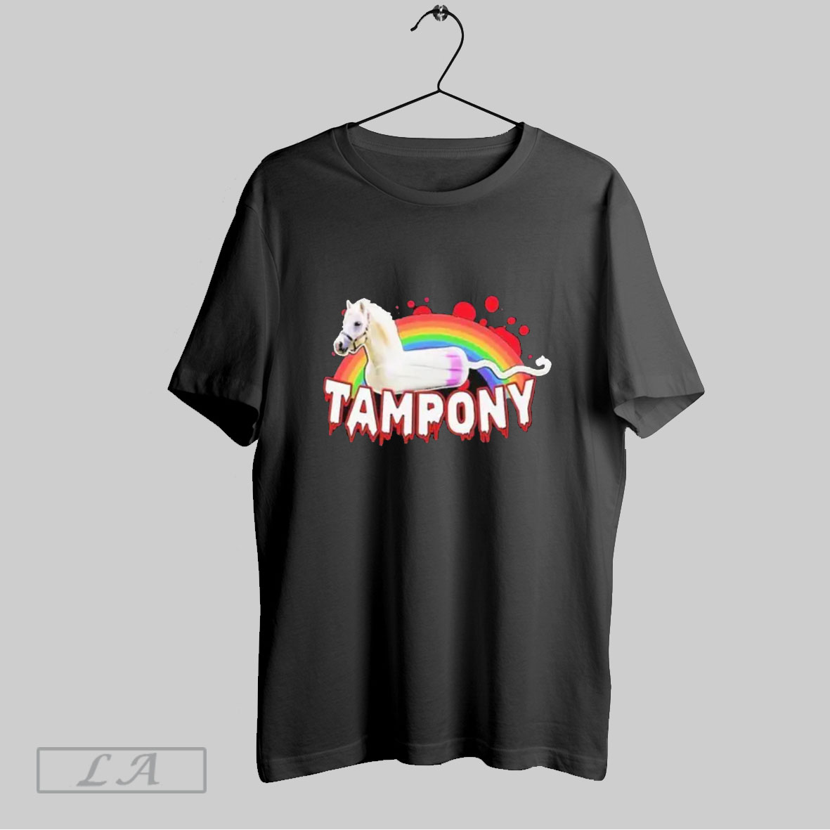 Top Tampony Horse Rainbow T Shirts