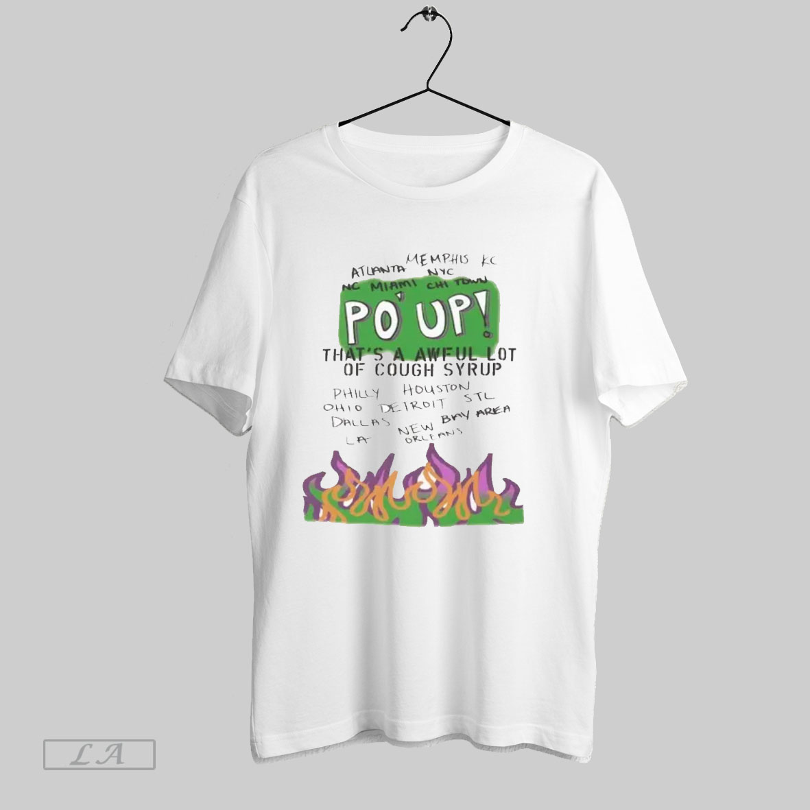 Top Thats A Awful Lot Of Cough Syrup Po Up T Shirts