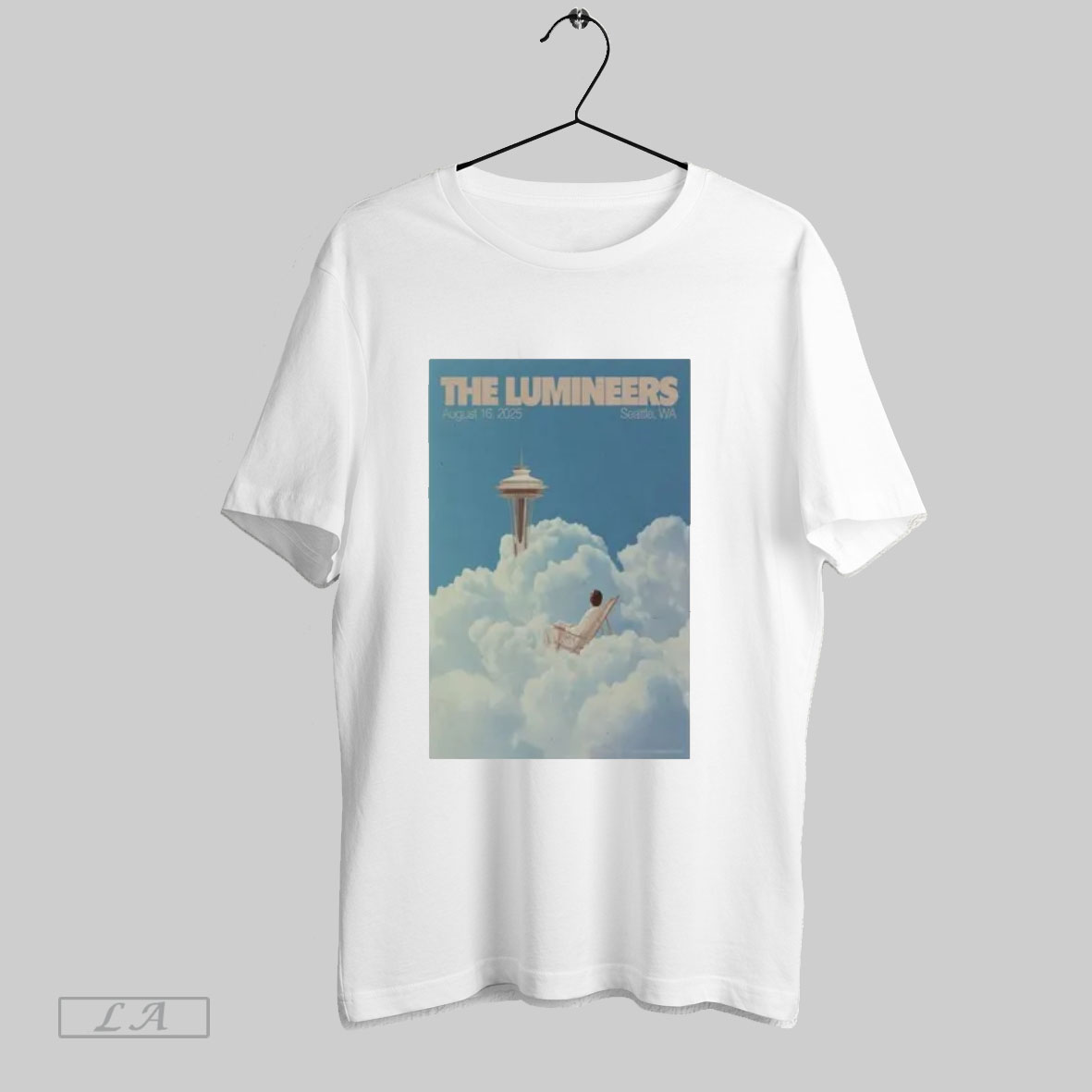 Top The Lumineers Aug 16 2025 T Mobile Park Seattle Wa Chair Clouds T Shirts