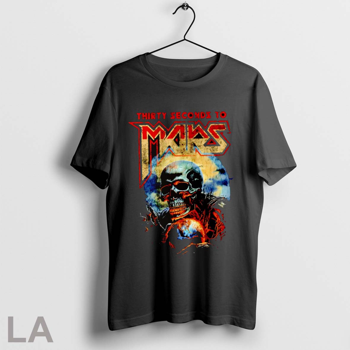 Top Thirty Seconds To Mars Skeleton T Shirt