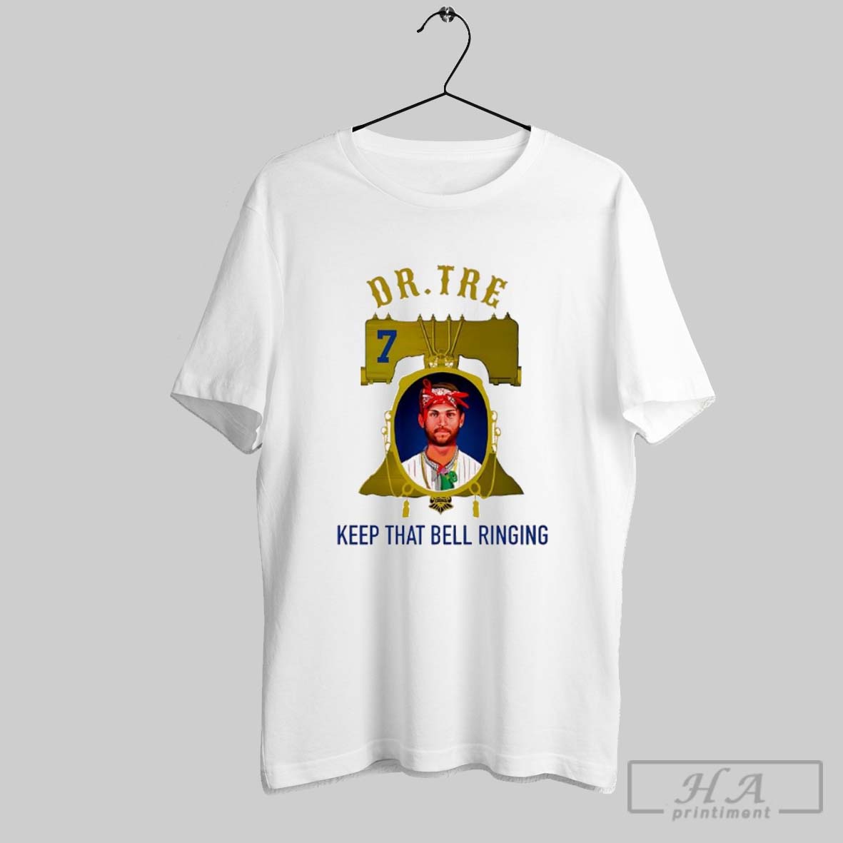 Trea Turner Philadelphia Baseball Dr Tre Keep That Bell Ringing Inspired Shirt