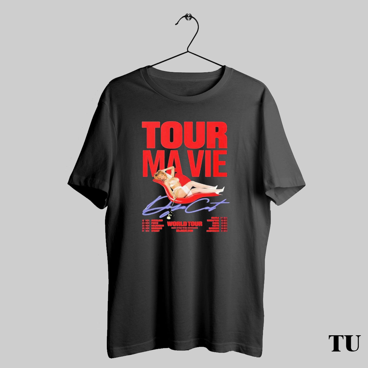 Trending Doja Cat Ma Vie World Tour 2025 5th Album And Jealous Type With Dates T Shirts