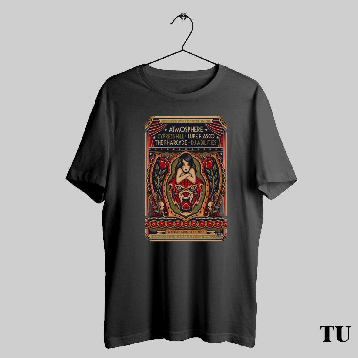 Trending Official Poster Atmosphere August 23 2025 Minnesota State Fair In Saint Paul Mn T Shirt