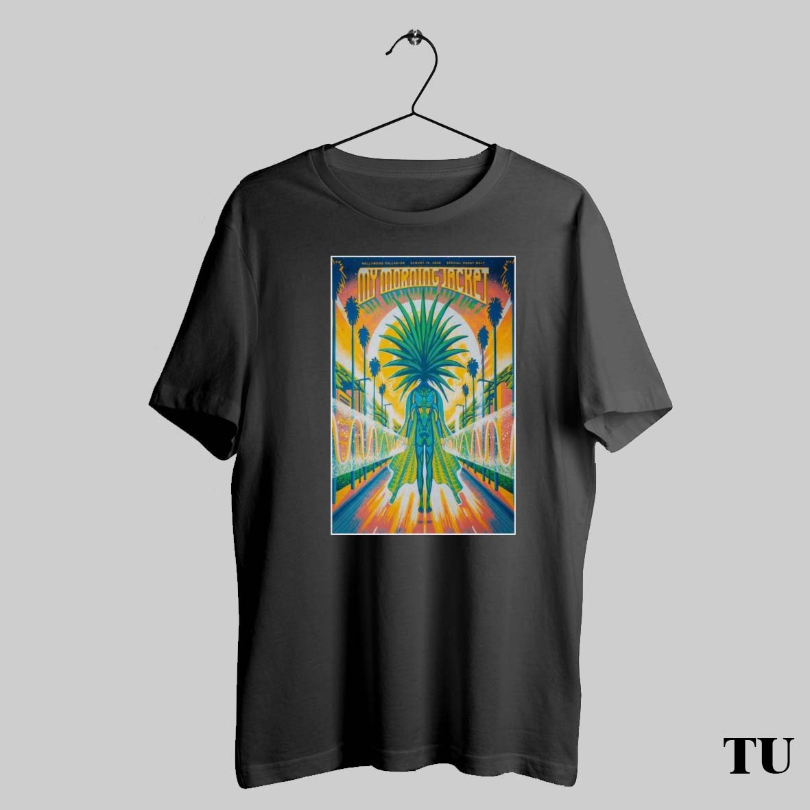 Trending Poster My Morning Jacket August 19 2025 In Los Angeles Ca At Hollywood Palladium Special Quest Melt T Shirt