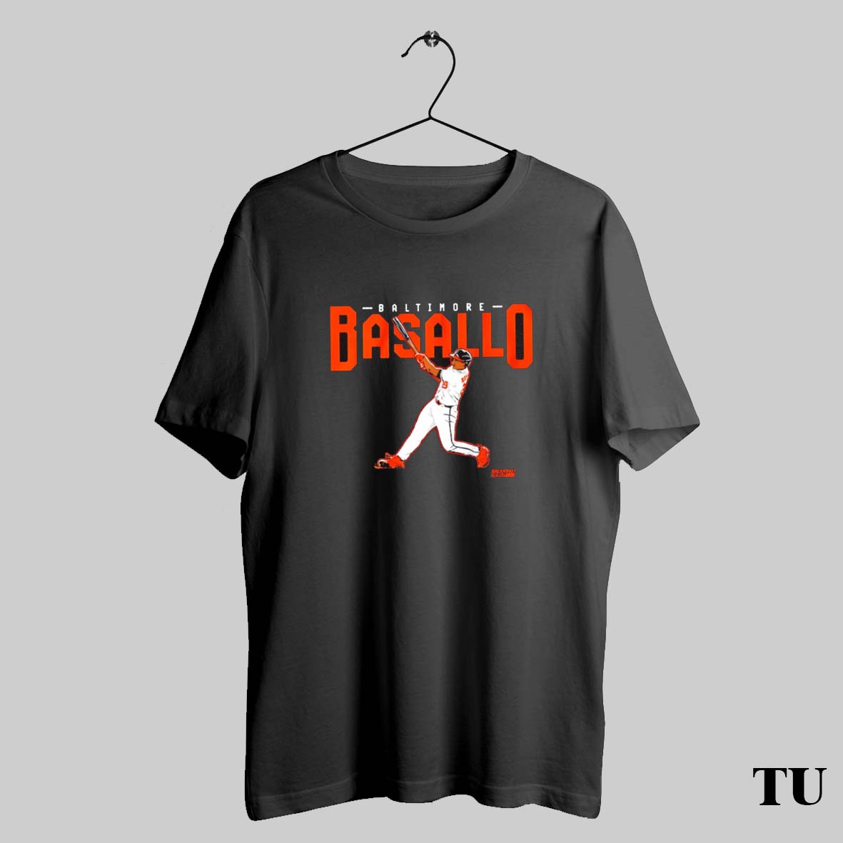 Trending Samuel Basallo Baltimore Orioles Baseball Slugger Swing Shirt