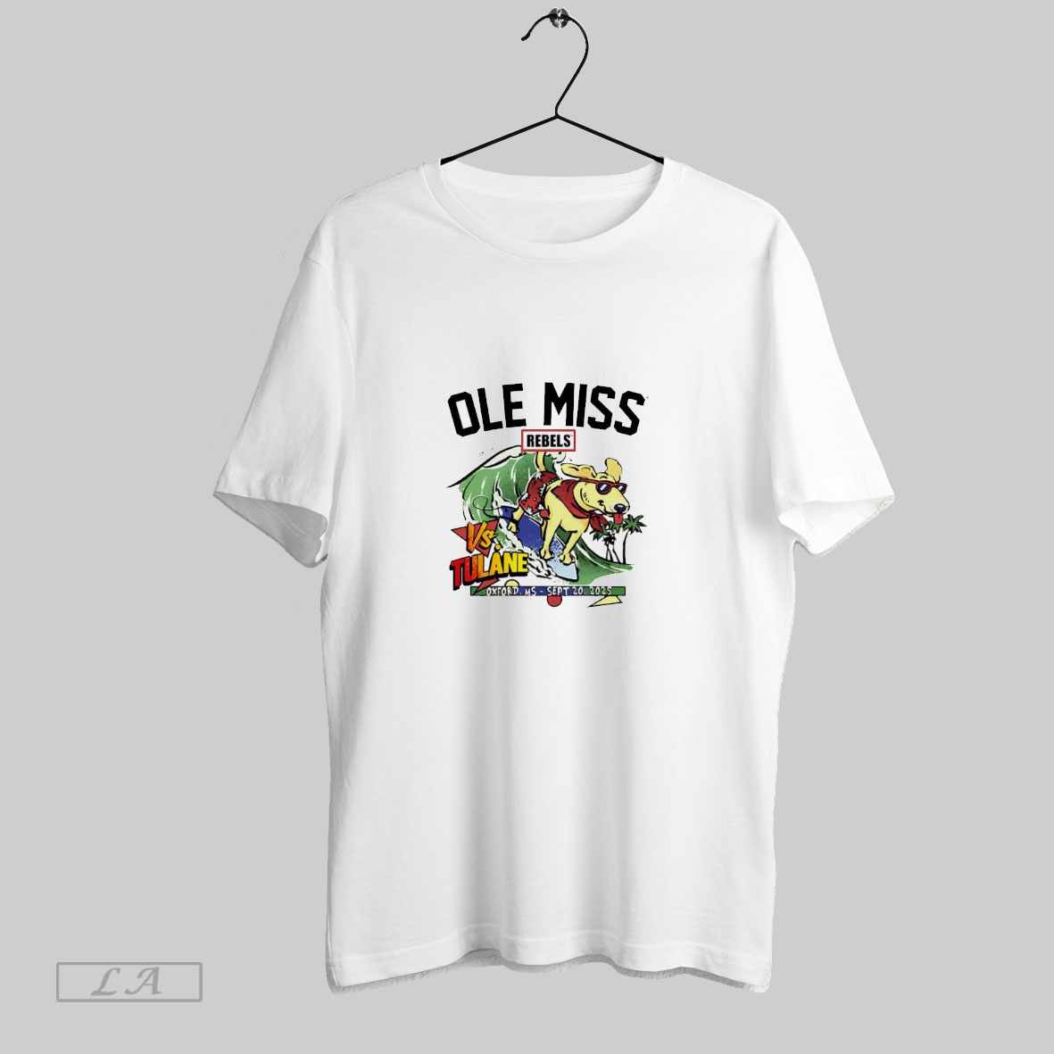 Tulane Green Wave Vs Ole Miss Rebels Football Game Day 2025 Shirt