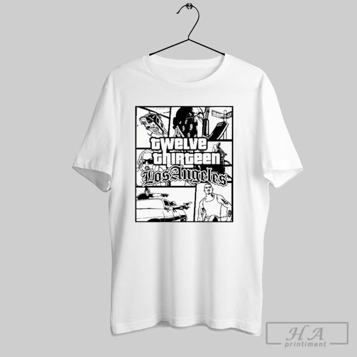 Twelve Thirteen Los Angeles Gta T Shirts