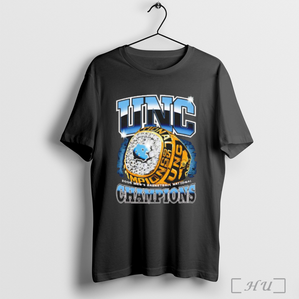 Unc 2005 Mens Basketball National Champions Ring T Shirt Sweatshirt