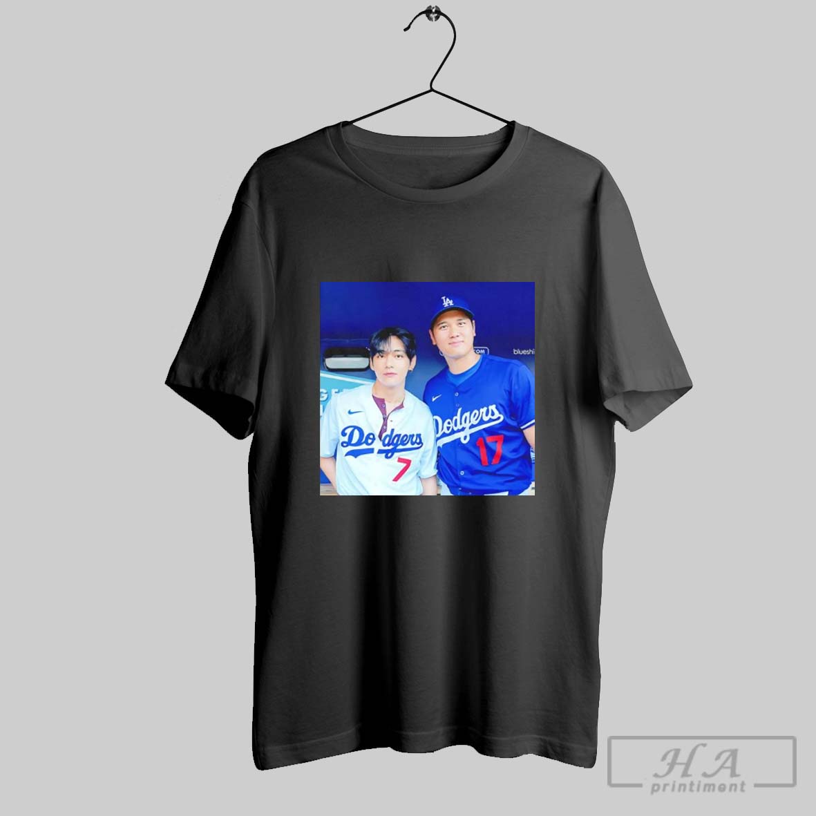 V Bts And Shohei Ohtani Los Angeles Dodgers Supperstar Shirt