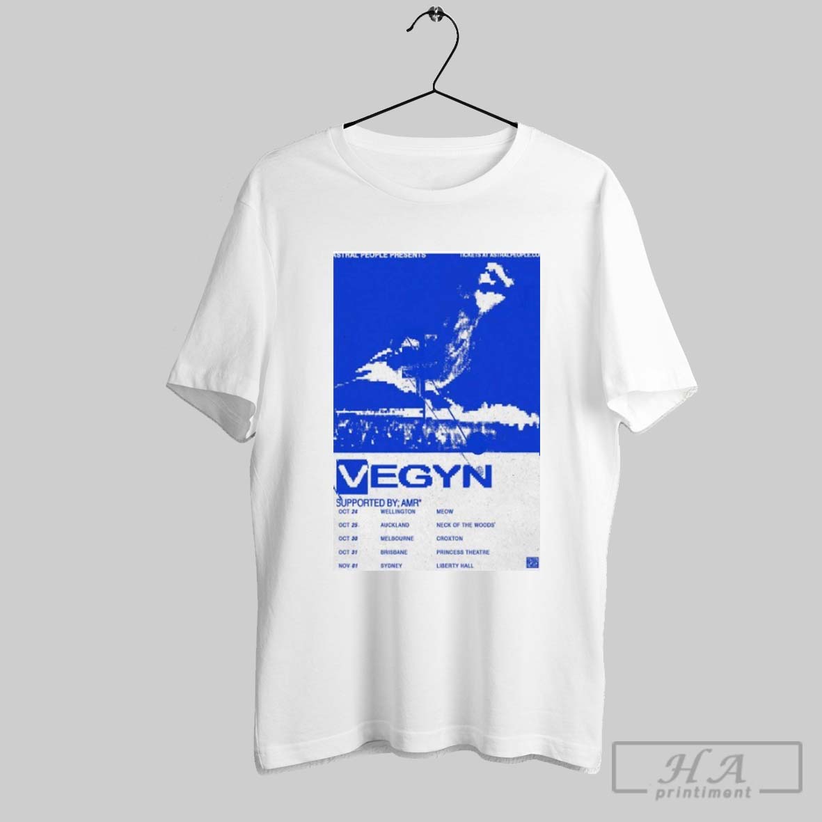 Vegyn Supported By Arm Tour Australia 2025 Dates T Shirts
