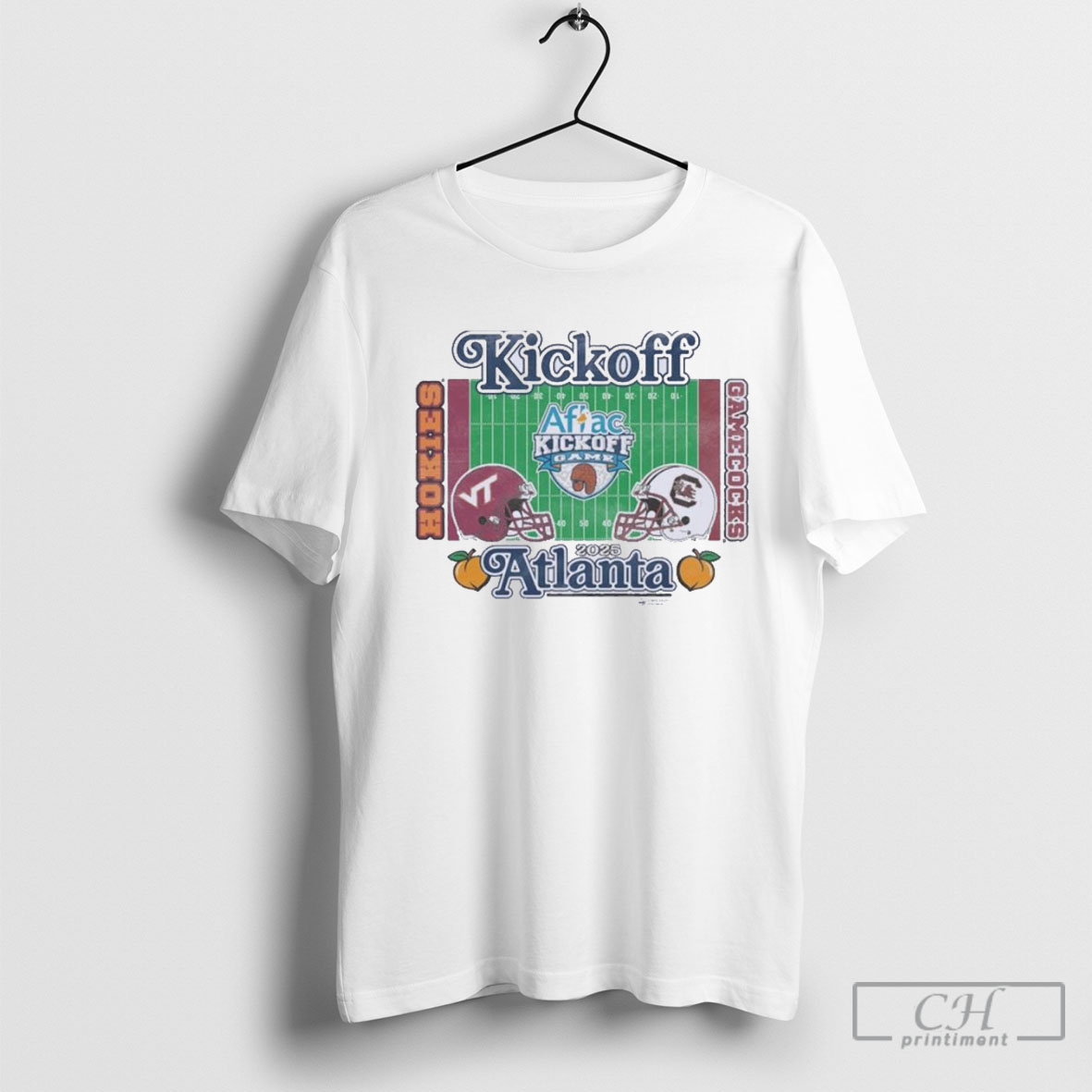 Virginia Tech Vs South Carolina Aflac Kickoff 2025 Atlanta Field Shirt