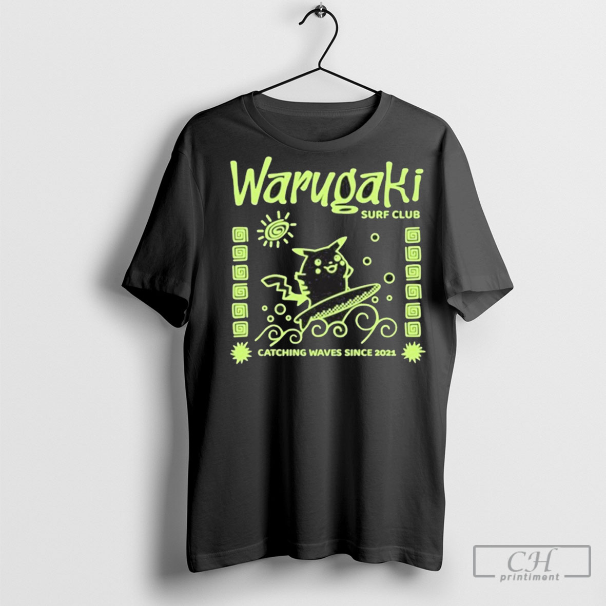 Warugaki Co Surf Club Pikachu Shirt