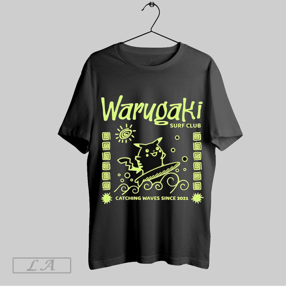 Warugaki Co Surf Club Pikachu T Shirt