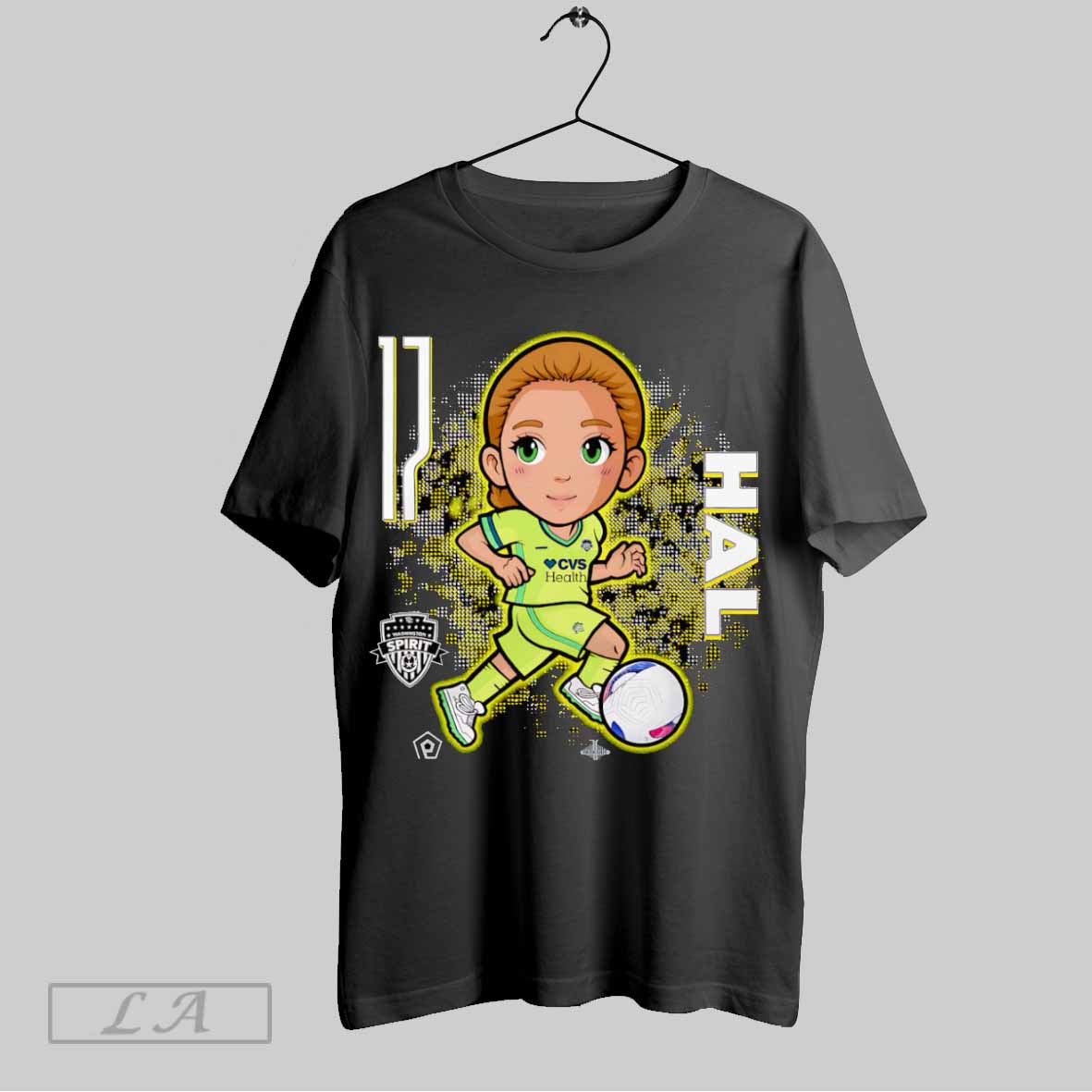 Washington Spirit Hal Hershfelt Chibi Cartoon Shirt T Shirt
