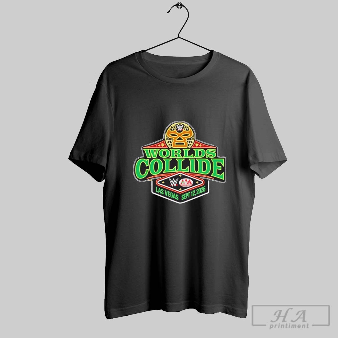 Worlds Collide Las Vegas 2025 Logo Shirt